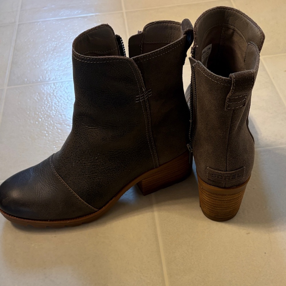Sorel Cate Block Heel Booties - image 2